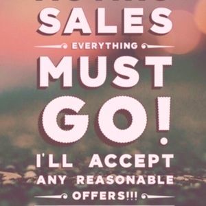 Moving everything must go!!!